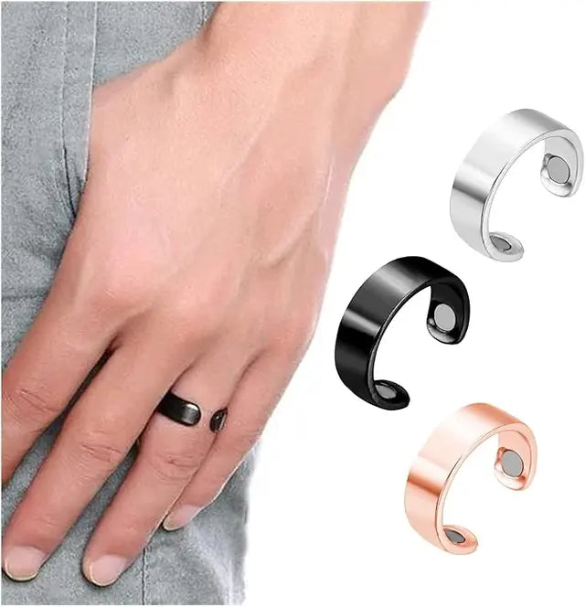 Magnetic Therapy Ring for Men & Women | Adjustable Wellness Ring - 3PCS